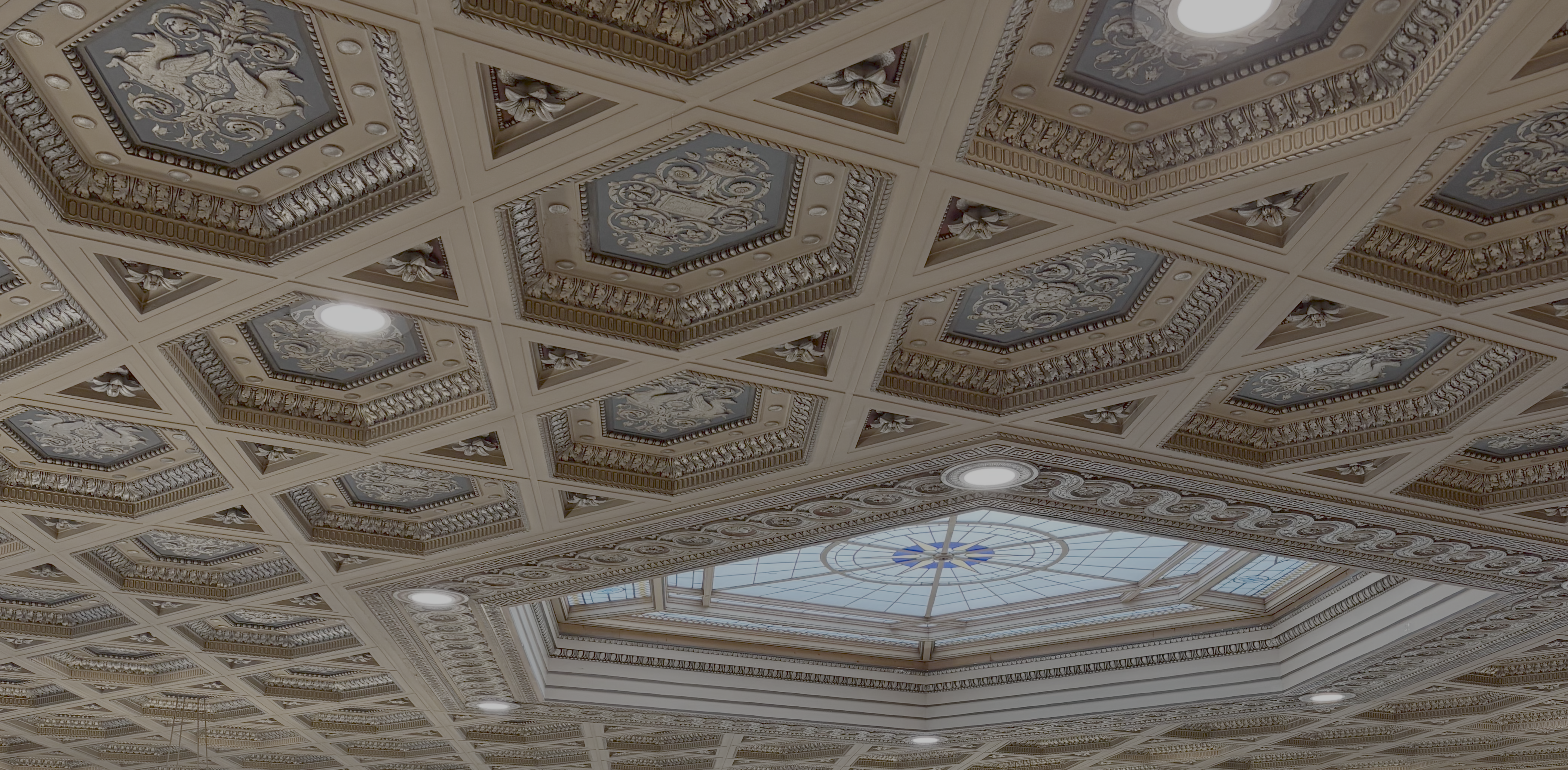 Ornate ceiling